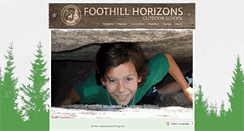 Desktop Screenshot of foothillhorizons.com